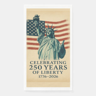 Amerika 250 Jahre Freiheits Patriotische Feier Serviette