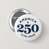 Amerika 250 Jahre Freiheitsfeier Minimal Button (Vorne & Hinten)