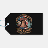 Amerika 250 Jahre Geschenkanhänger (Rückseite Horizontal)