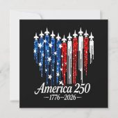 Amerika 250 Jahre Herzflagge (Vorderseite)
