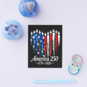 Amerika 250 Jahre Herzflagge Flyer (Einzeln)