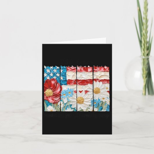 Amerika 250 Jahre Jubiläum 250 Jahre Karte (Vorderseite)