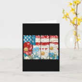 Amerika 250 Jahre Jubiläum 250 Jahre Karte (Gelbe Blume)