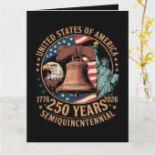 Amerika 250 Jahre Karte (Gelbe Blume)