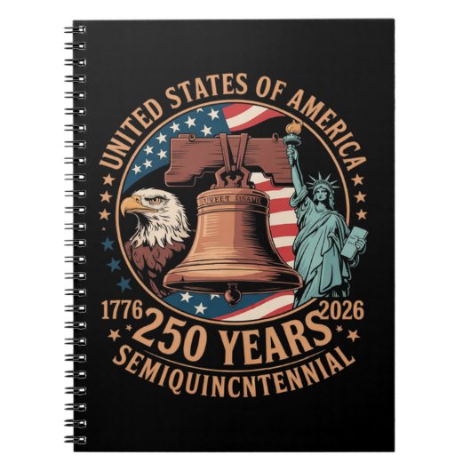 Amerika 250 Jahre Notizblock (Vorderseite)