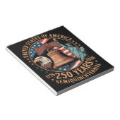 Amerika 250 Jahre Notizblock (angewinkelt)