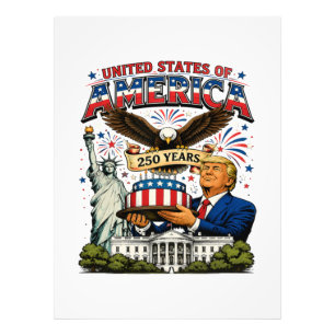 Amerika 250 Jahre Patriotische Adler-Feier Fotodruck