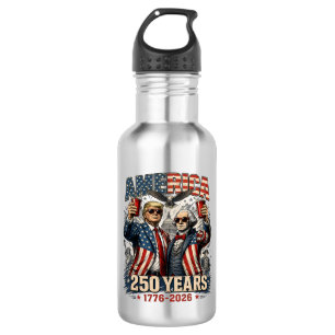 Amerika 250 Jahre patriotische Feier Edelstahlflasche