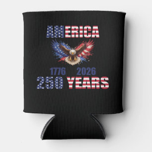 Amerika 250 Jahre – Patriotischer Adler 1776–2026  Dosenkühler