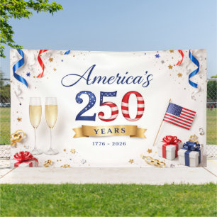 Amerika 250 Jahre patriotischer Jahrestag  Banner