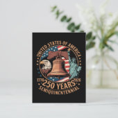 Amerika 250 Jahre Postkarte (Stehend Vorderseite)