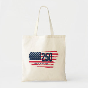 Amerika 250 Jahre Retro-Flagge 250. Jahrestag Tragetasche