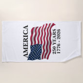 Amerika 250 Jahre Strandtuch (Vorderseite)