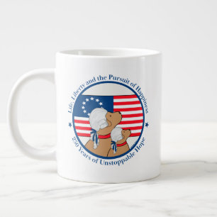 Amerika 250-Jahres-Jubiläum Gründerväter Jumbo-Tasse