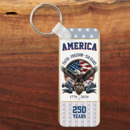 Amerika 250-Jahres-Jubiläum Patriotisch Schlüsselanhänger