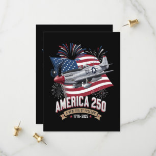 Amerika 250-Jahres-Jubiläumsflugzeug Save The Date