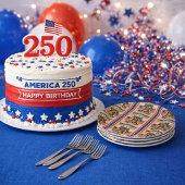 Amerika 250-Jahresfeier  Pappteller