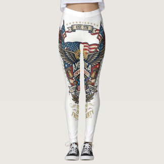 Amerika 250. Jahrestag Patriotisch 1776 Freiheit Leggings