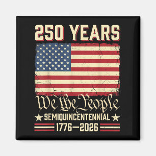 Amerika 250 Jahrestag USA-Flagge amerikanisch 250. Magnet