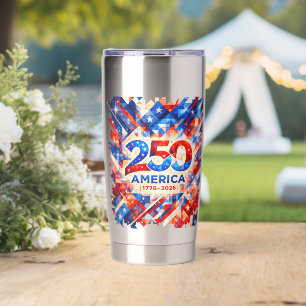 Amerika 250. Jubiläum 1776–2026 USA Patriotisch Thermobecher