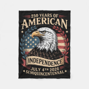 Amerika 250. Jubiläum 250 Jahre Amerika Fleecedecke
