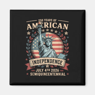 Amerika 250. Jubiläum 250 Jahre Amerika  Magnet