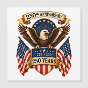 Amerika 250. Jubiläum Adler Magnetkarte