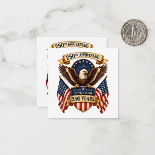 Amerika 250. Jubiläum Adler Mitteilungskarte