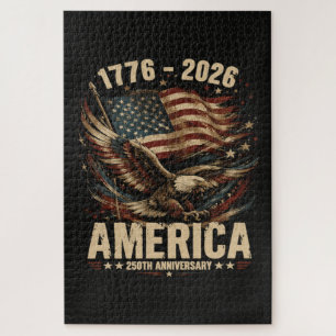 Amerika 250. Jubiläum Adler Patriotisch Puzzle