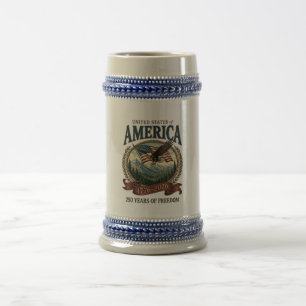 Amerika 250. Jubiläum Bierglas