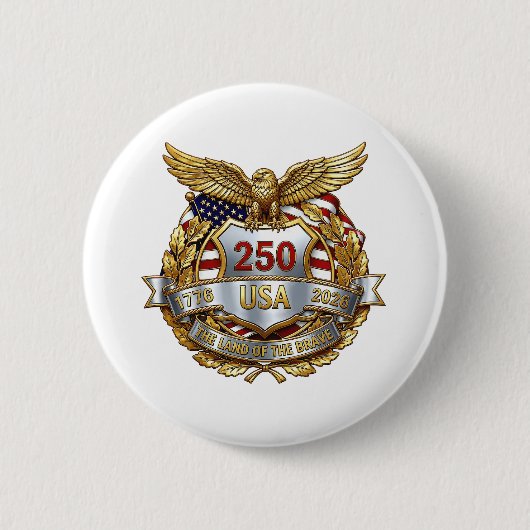 Amerika 250. Jubiläum Button (Vorderseite)