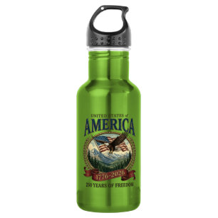 Amerika 250. Jubiläum Edelstahlflasche