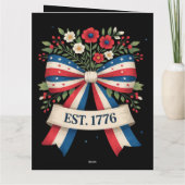 Amerika 250. Jubiläum Karte (Rückseite)