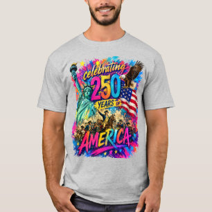 Amerika 250. Jubiläum Patriotisch T-Shirt