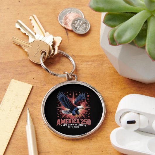 Amerika 250. Jubiläum  Schlüsselanhänger (Schreibtisch)