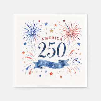 Amerika 250. Jubiläum Servietten, 4. Juli Serviette