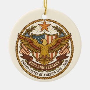 Amerika 250. Jubiläum USA 250. Ornament