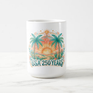 Amerika 250. Jubiläum USA Palm Beach Kaffeetasse