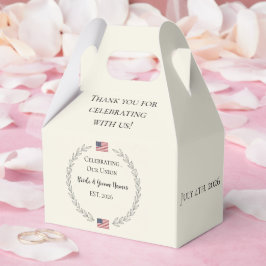 Amerika 250. Jubiläums-Hochzeit | Individuelle Na Geschenkschachtel