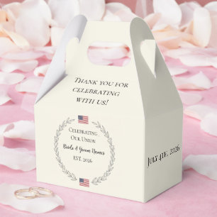 Amerika 250. Jubiläums-Hochzeit    Individuelle Na Geschenkschachtel