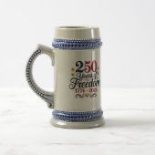 Amerika 250. Jubiläums-Trinkglas Bierglas (Links)