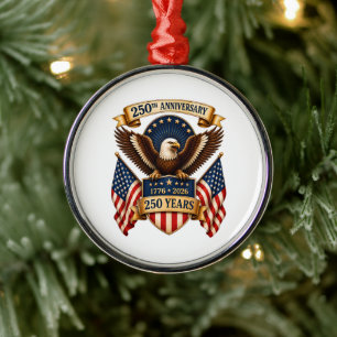 Amerika 250. Jubiläumsadler Ornament Aus Metall