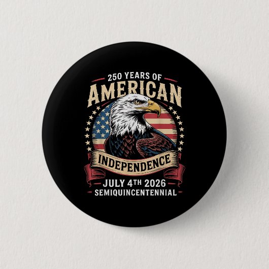 Amerika 250. Jubiläumsfeier 250 Jahre Am Button (Vorderseite)