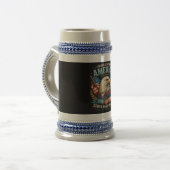 Amerika 250. Jubiläumsfeier Adler Bierglas (Vorderseite Links)
