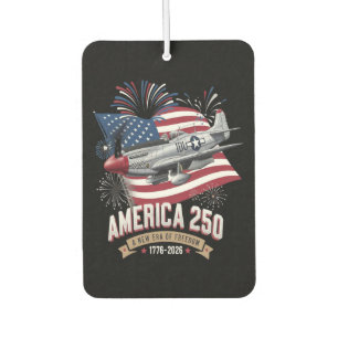 Amerika 250. Jubiläumsflugzeug Autolufterfrischer