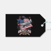 Amerika 250. Jubiläumsflugzeug Geschenkanhänger (Vorderseite (Horizontal))