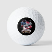 Amerika 250. Jubiläumsflugzeug Golfball (Vorderseite)