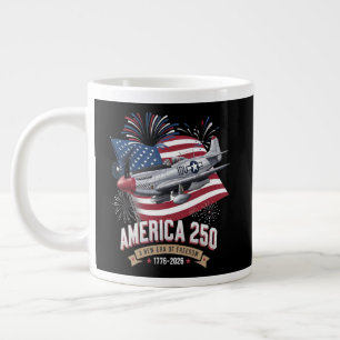 Amerika 250. Jubiläumsflugzeug Jumbo-Tasse