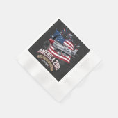 Amerika 250. Jubiläumsflugzeug Serviette (Ecke)