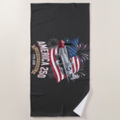 Amerika 250. Jubiläumsflugzeug Strandtuch (Vorderseite)